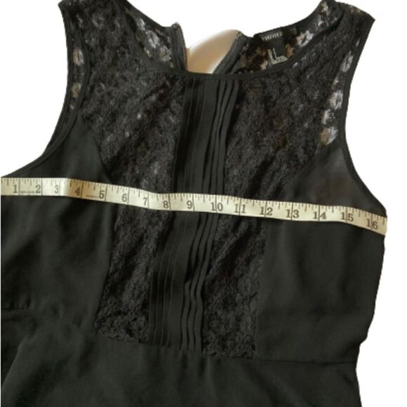 Forever 21 Little Black Lace and Chiffon Dress - Picture 9 of 9